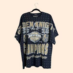Mitchell Ness Vegas Golden Knights Custom Tee